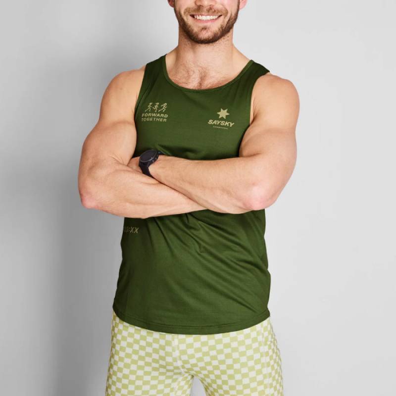 SAYSKY セイスカイ シングレット SAYSKY セイスカイ ランニングシャツ メンズ Statement Combat