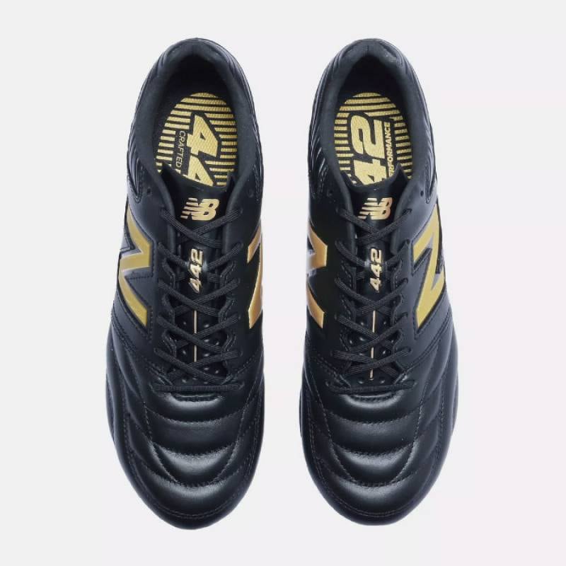 New Balance 442 サッカーシューズ ゴールド/ブラック New Balance ニューバランス 442 v2 Pro HG ウィズ：2E(ブラック