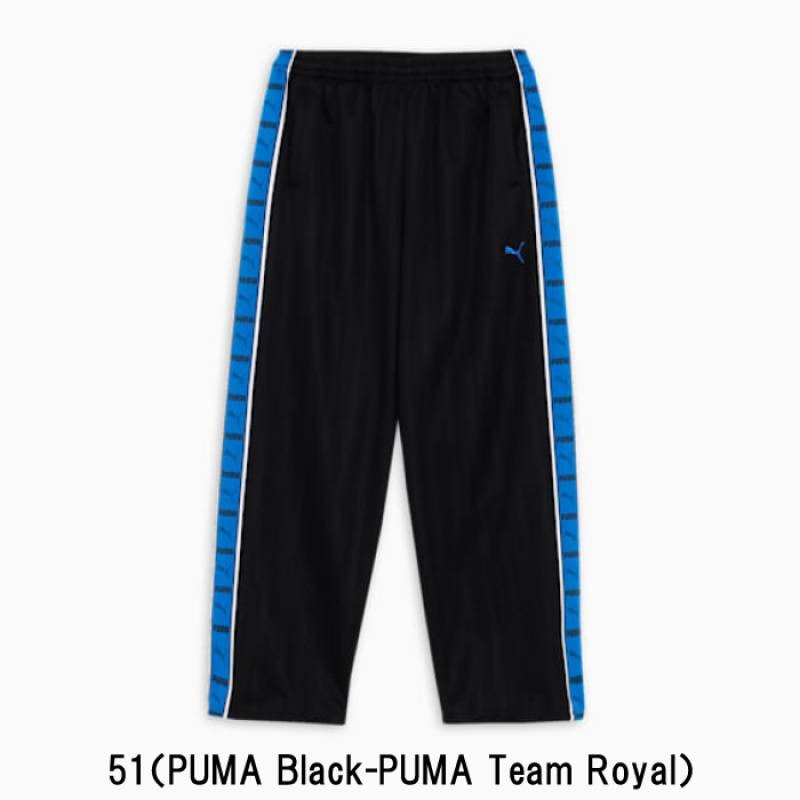 平成PUMA ストライプ トレーニングパンツ　ジャージ PUMA ジャージ メンズ 下 プーマ ロングパンツ SHADOW STRIPE
