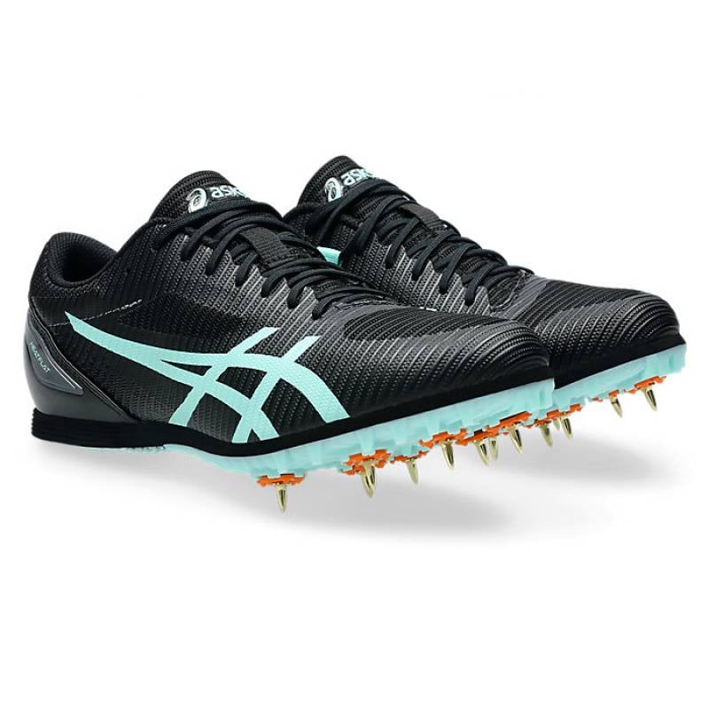 スパイクシューズ ブラック/ミント asics スパイクシューズ ブラック/ミント エフォート 25cm 新品