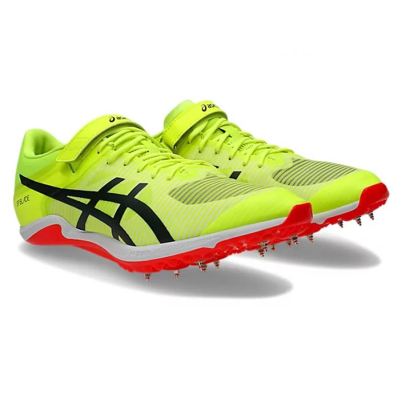 アシックス asix 陸上用スパイク 蛍光イエロー asics アシックス 陸上スパイク SP BLADE 10 STANDARD イエロー