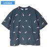 GO SLOW CARAVAN ゴースローキャラバン Tシャツ ストレッチサッカー総柄プリント半袖TEE ユニセックス ストレッチ 速乾 702581022025|ウェア|アウトドア