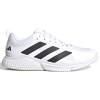 adidas アディダス ハンドボールシューズ コートチーム バウンス２．０ レギュラーフィット ホワイト/ブラック インドア 屋内コート用 ドッジボール HR1239|ハンドボール|その他競技