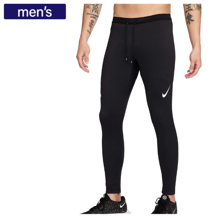 NIKE ナイキ ランニングタイツ エアロスイフト メンズ ブラック
