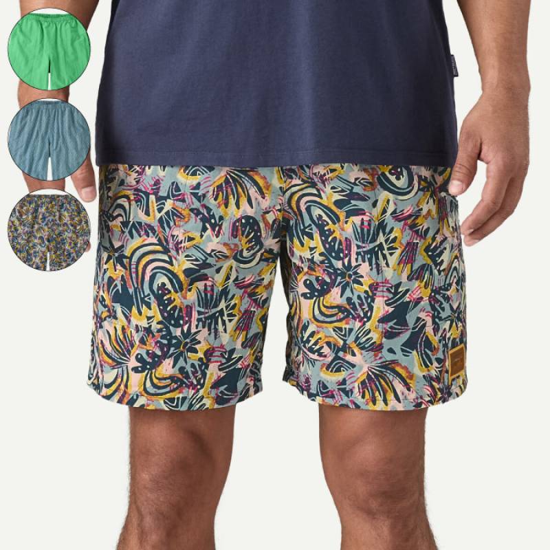 patagonia ワニ柄 ショートパンツ L patagonia パタゴニア メンズ バギーズショーツ5in ワニ