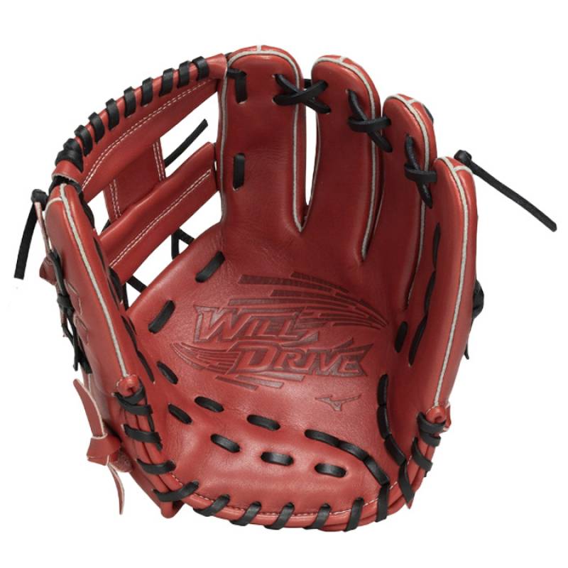 ミズノ 軟式野球グローブ レッド【定価】36,000 Mizuno ミズノ 野球グローブ グラブ 軟式用ウィルドライブレッド