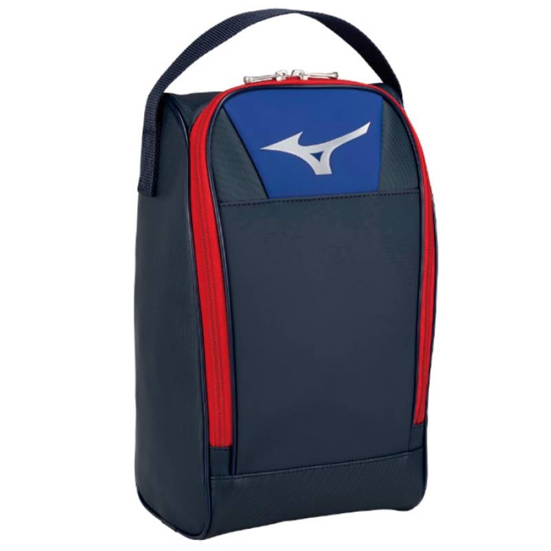 Mizuno ミズノ バッグ シューズケース（合成皮革） ネイビー