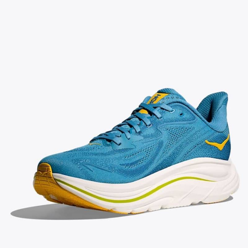 新品 HOKA CLIFTON10（ブルー） スニーカー 27cm Hoka Men's Clifton 10 Wide lightweight Running & Walking Shoes