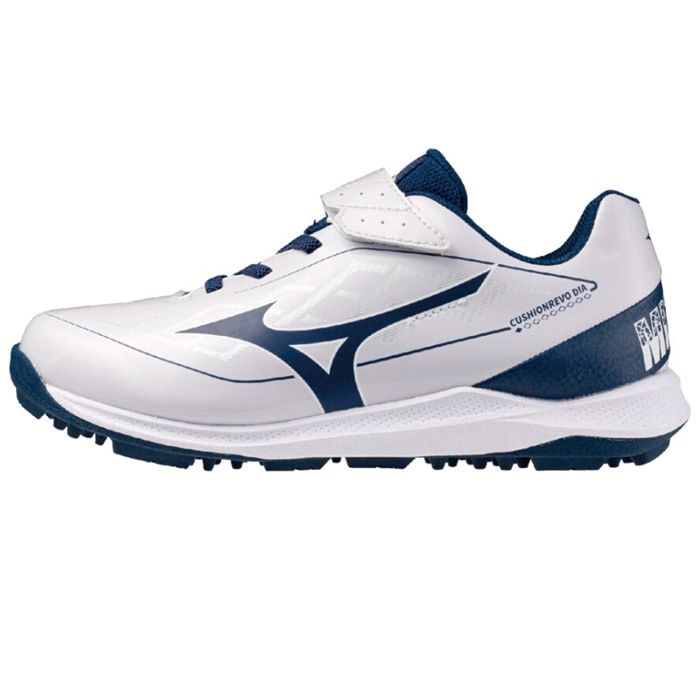 ミズノ　トレーニングシューズ ブルーホワイト Mizuno ミズノ 野球トレーニングシューズ クッションレボダイア