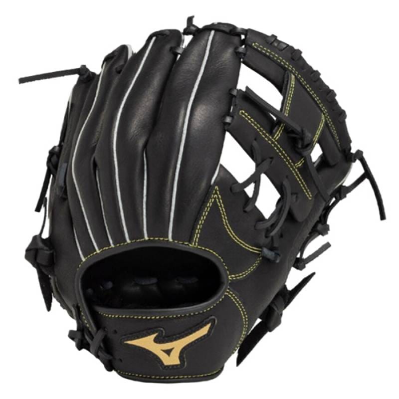 Mizuno 野球グローブ 右　黒　オールラウンダー　軟式　QM line Mizuno 野球グローブ 右 黒 オールラウンダー 軟式 QM line 軟式