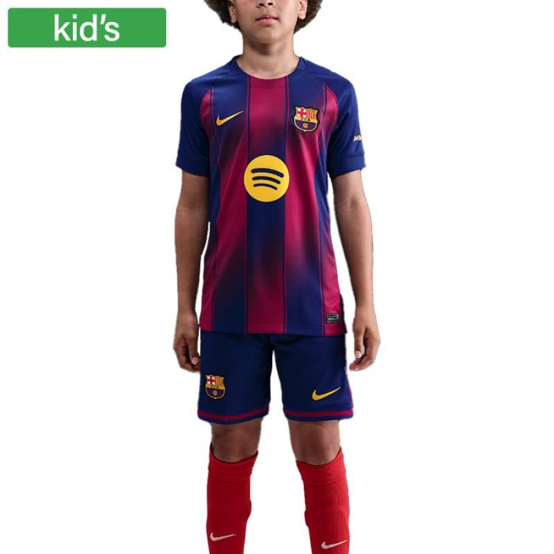 【新品】FCバルセロナ 2025/26 スタジアム ホーム ユニフォーム L FCバルセロナホームユニフォーム2025/26 - J League Shop