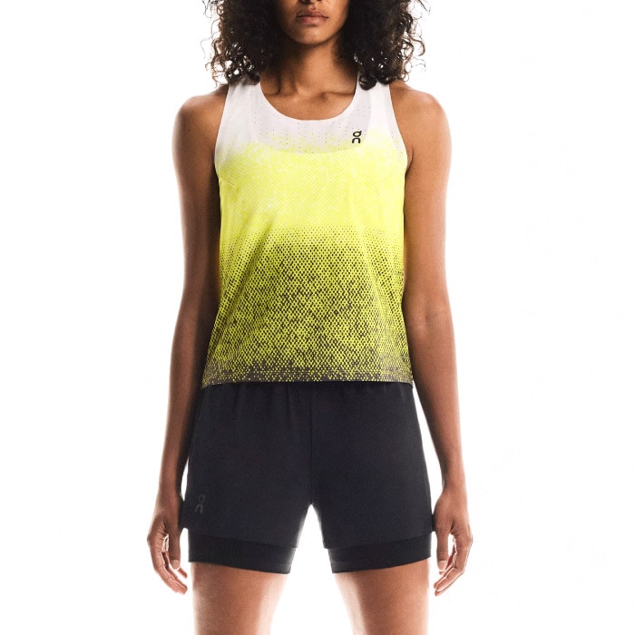 ON オン ランニングウェア RACE SINGLET W レースシングレット W レディース 黄 1WF10182347 | レディース ...