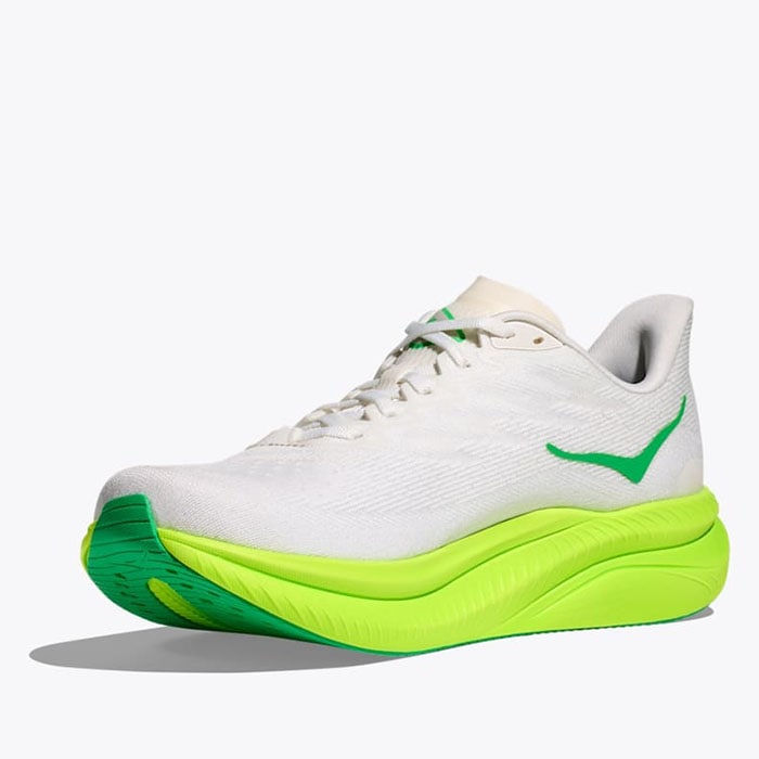 HOKA ホカ ランニングシューズ MACH 6 メンズ レギュラー ホワイト