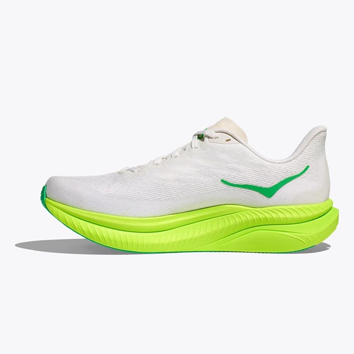 HOKA ホカ ランニングシューズ MACH 6 メンズ レギュラー ホワイト