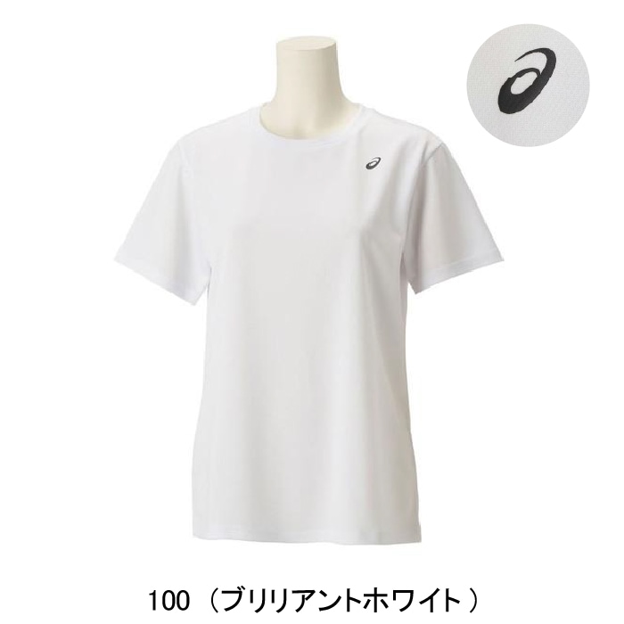 ASICS アシックス ウイメンズ ドライ ワンポイント 半袖シャツ 半袖T