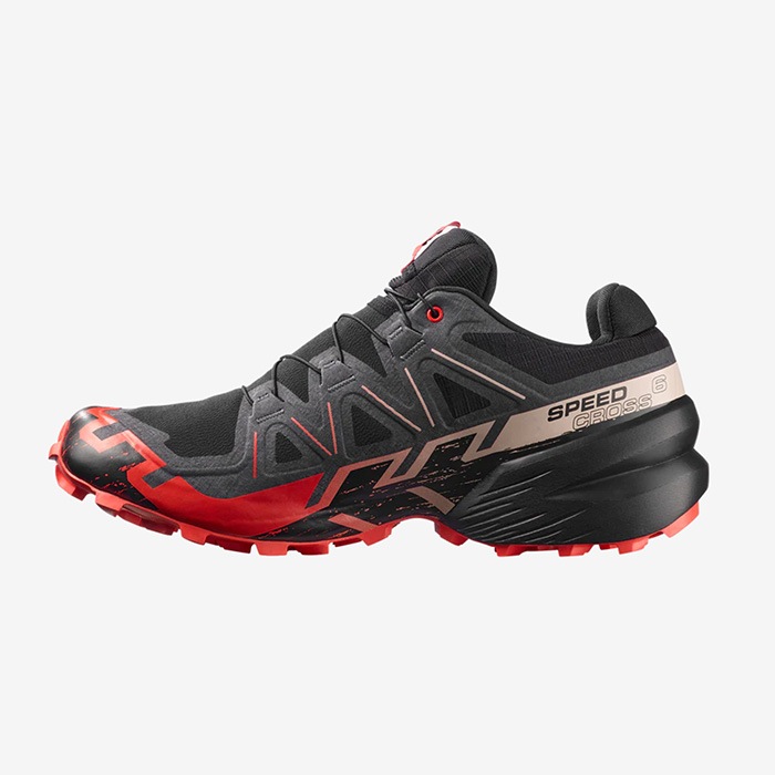 SALOMON サベージ 25,5 レッド 二回ほど使っています。長期保管品 SALOMON サロモン トレイルランニングシューズ SPEEDCROSS 6 GORE-TEX