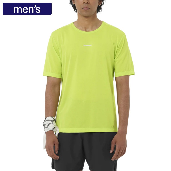 SALOMON サロモン トップス SHAKEOUT CORE 半袖Tシャツ メンズ Acid