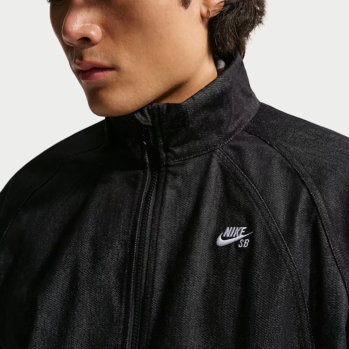 NIKE ナイキ ジャケット SB デニム フルジップ ブラック IH1989-010