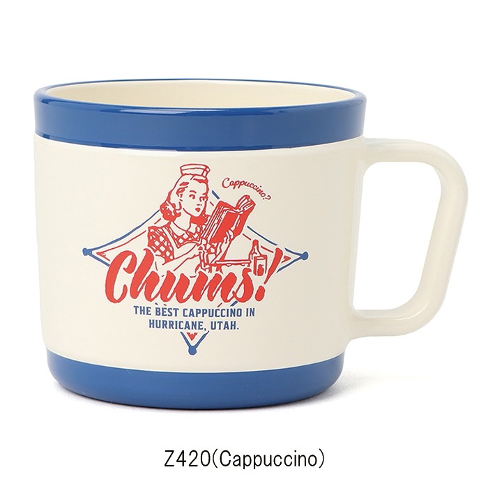 チャムス CHUMS 　迷彩柄のボウルセット(x4) マグカップセット CHUMS チャムス 食器 チャムスホームダイナーマグ 410ml CH62-2143