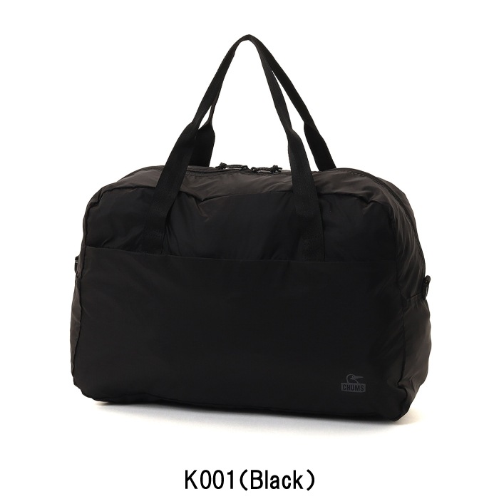 CHUMS x atmos ボストンバッグ ブラック CHUMS チャムス 鞄 パッカブルボストンバッグ ユニセックス ナイロン