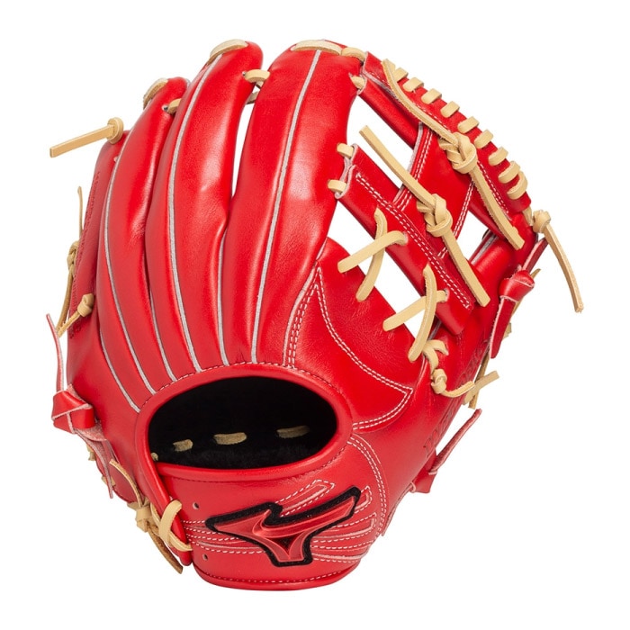 Mizuno ミズノ 野球グローブ グラブ 軟式用 ウィルドライブ レッド IBE