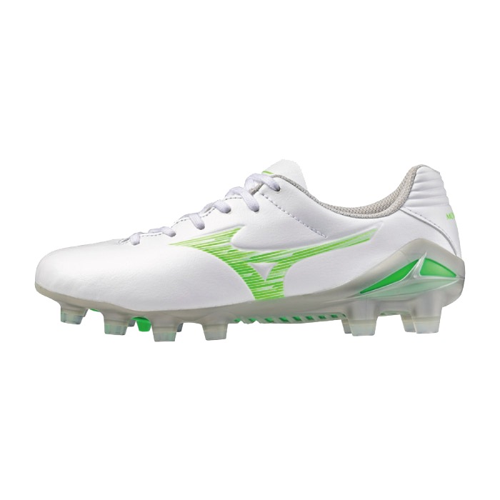 Mizuno サッカーシューズ ホワイト/グリーン MIZUNO（ミズノ） サッカー トレーニングシューズ モナルシーダ NEO 3