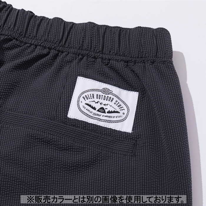 パンツ POLER P-1 DECK PANTS 69-KS2604-166 POLER ポーラー ロングパンツ SEERSUCKER EASY PANTS メンズ ブラック