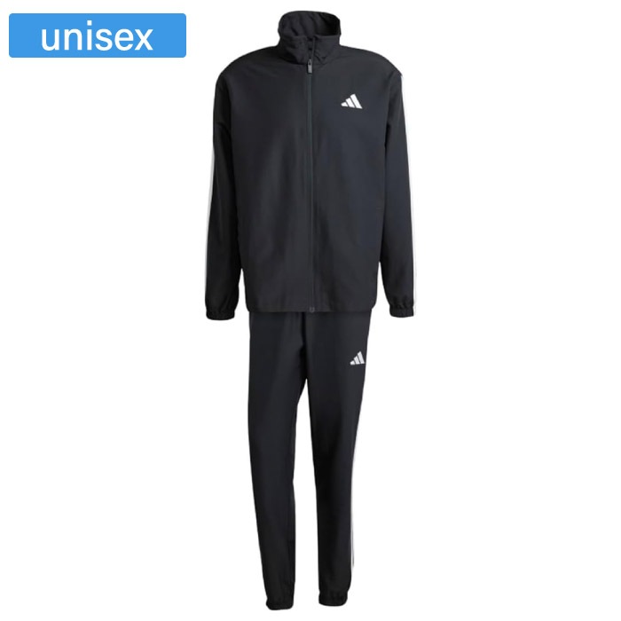 E新品 XLアディダス adidasデニム風 ウーブン セットアップ 上下 黒 adidas（アディダス） 24/7 WIND. RDY デニム ウーブン ウインド