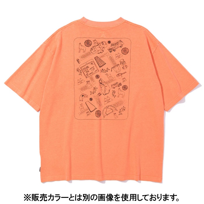 POLER ポーラー トップス PIGMENT DAY ONE RELAX FIT TEE メンズ