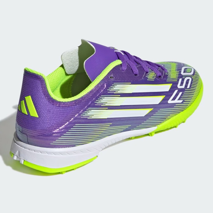 adidas F50 サッカーシューズ ホワイト/イエロー/パープル サッカー