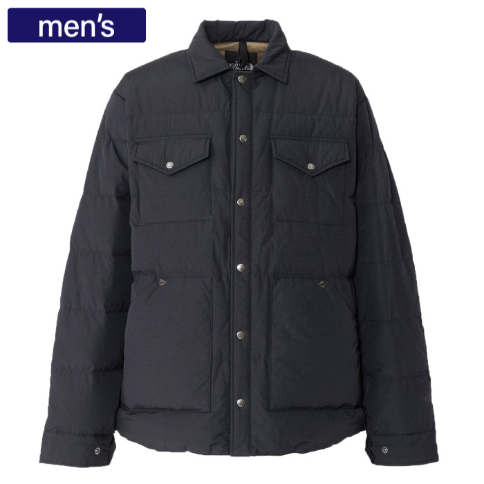 THE NORTH FACE ザ ノースフェイス スタッフドシャツ メンズ ダウン