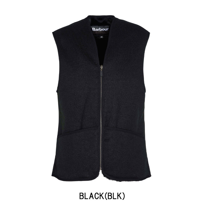 Barbour バブアー フロントジップ ファー ライナー ベスト レギュラー