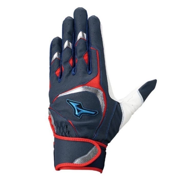 MIZUNO ミズノ バッティンググローブ ウィルドライブ ブルー【両手用