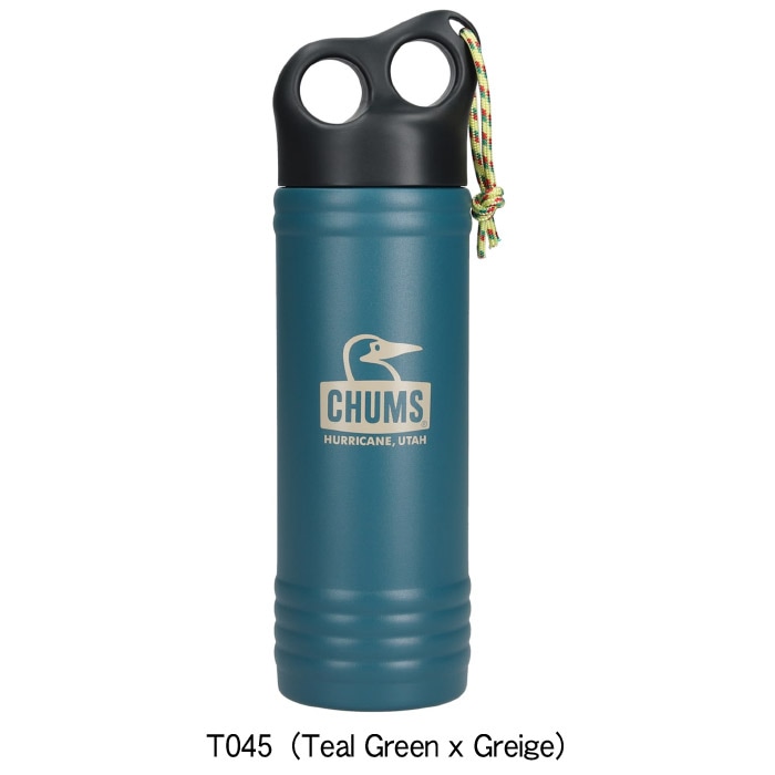 CHUMS チャムス 水筒 タンブラー キャンパーウェーブボトル500ml