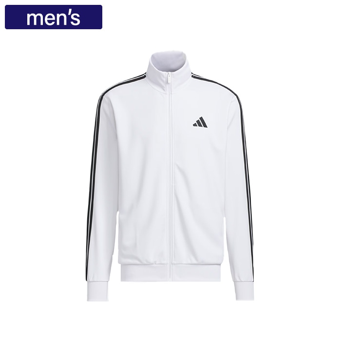 adidas ホワイト ジャージジャケット adidas アディダス ジャージ スリーストライプス レギュラーフィット