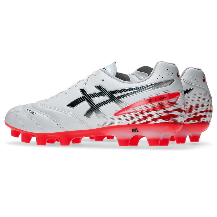 asics スパイクシューズ レッド/ホワイト asics アシックス サッカースパイク 一般 大人 DS LIGHT PRO STANDARD