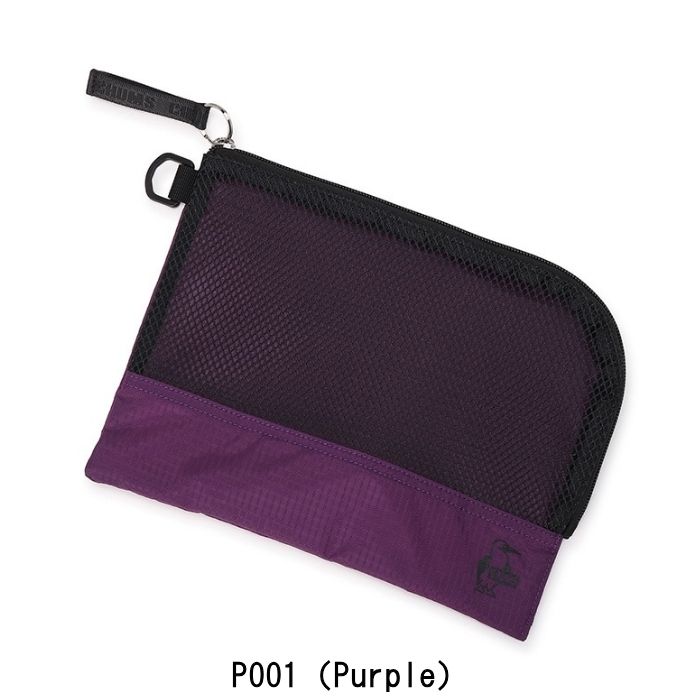 CHUMS チャムス MESH POUCH メッシュポーチ 小物入れ 収納 ケース 旅行
