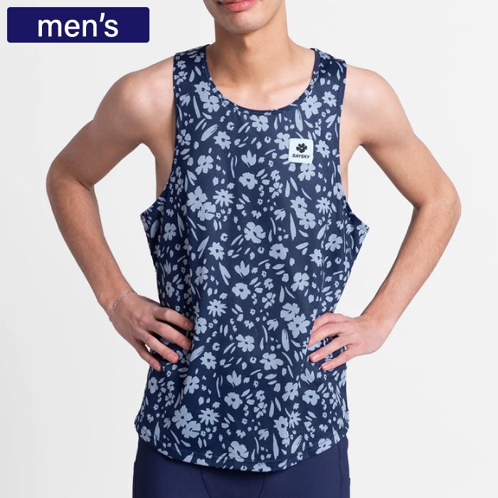 SAYSKY セイスカイ メンズ レースシングレット Flower Combat Singlet