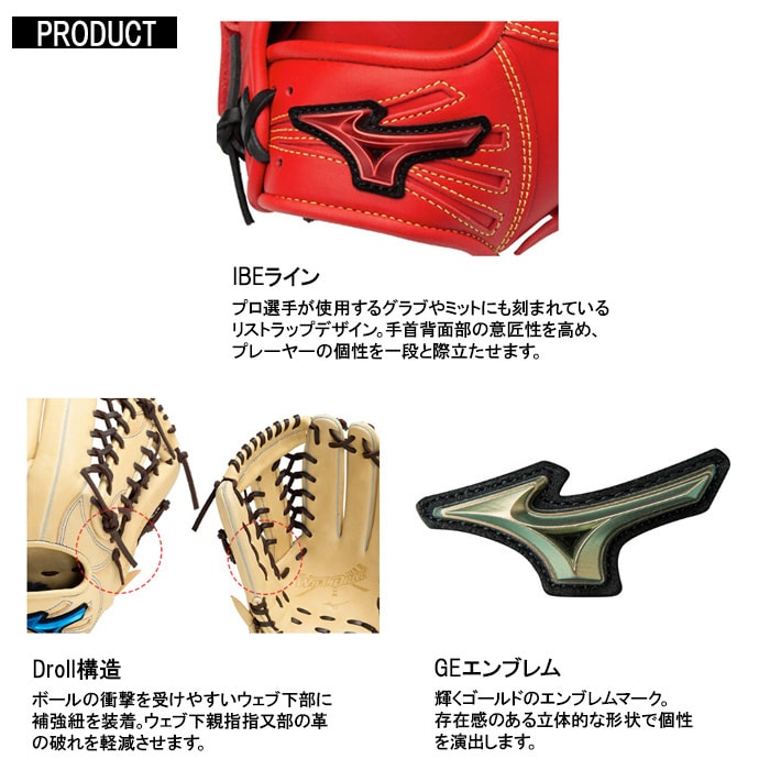 Mizuno ミズノ 野球グローブ グラブ 軟式用 グローバルエリート SELECT