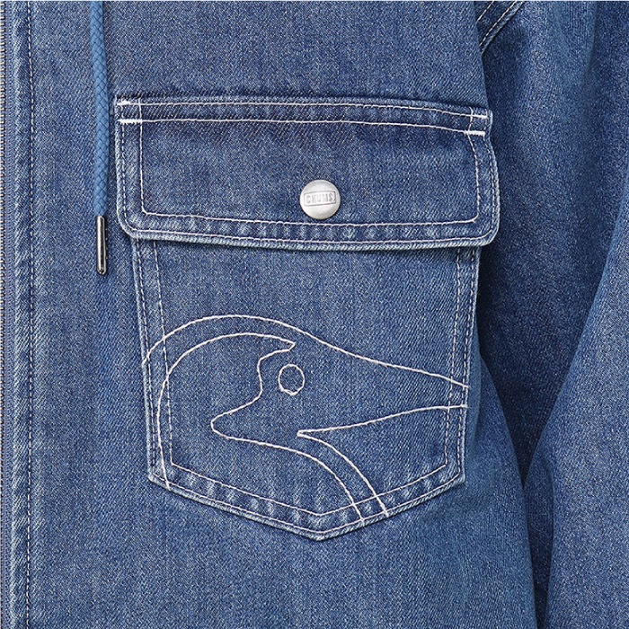 CHUMS チャムス ウォームデニムパーカー ユニセックス 保温機能