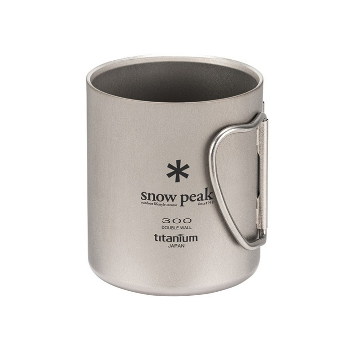 snow peak スノーピーク チタンダブルマグ 300ml フォールディング