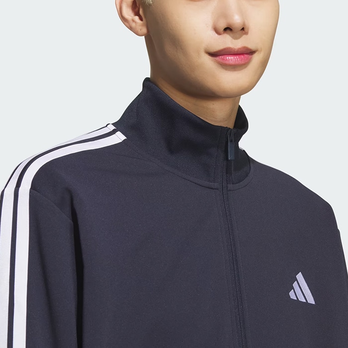  アディダス ドット ジップアップジャージ ジャケット L adidas アディダス ジャージ スリーストライプス レギュラーフィット