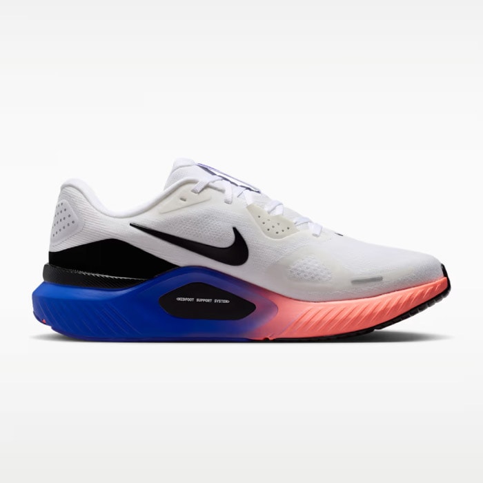 ナイキ NIKE AIR ZOOM ランニングシューズ ホワイト ブルー 26 NIKEナイキ ランニングシューズ メンズ ストラクチャー 26 ホワイト
