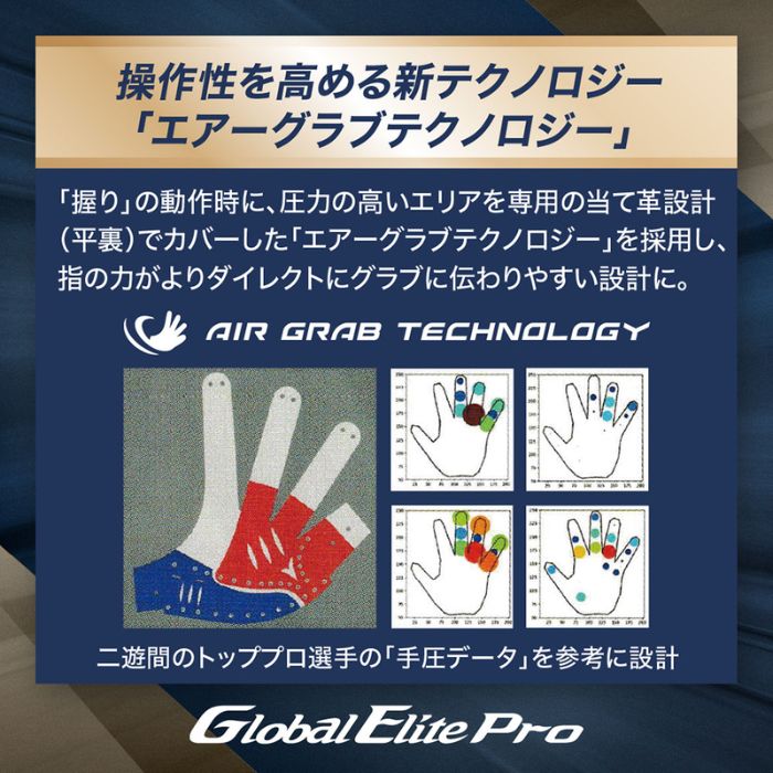 Mizuno ミズノ 野球グローブ グラブ 硬式用 グローバルエリート PRO 内
