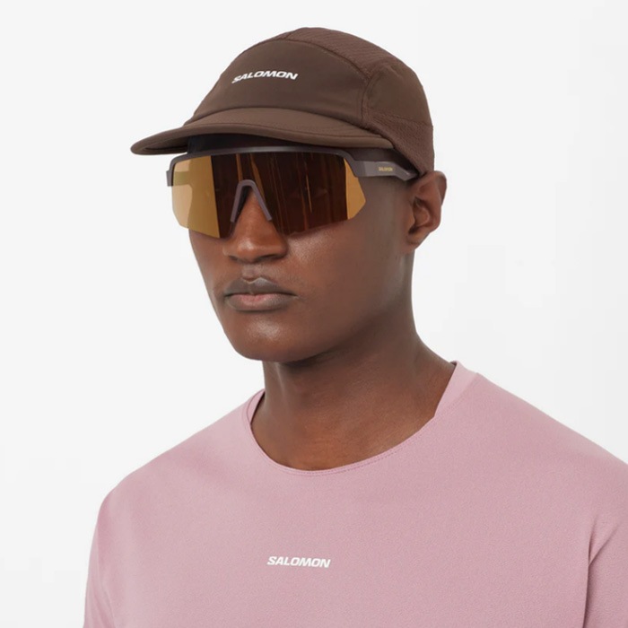 SALOMON サロモン キャップ SENSE AERO ユニセックス Coffee Bean