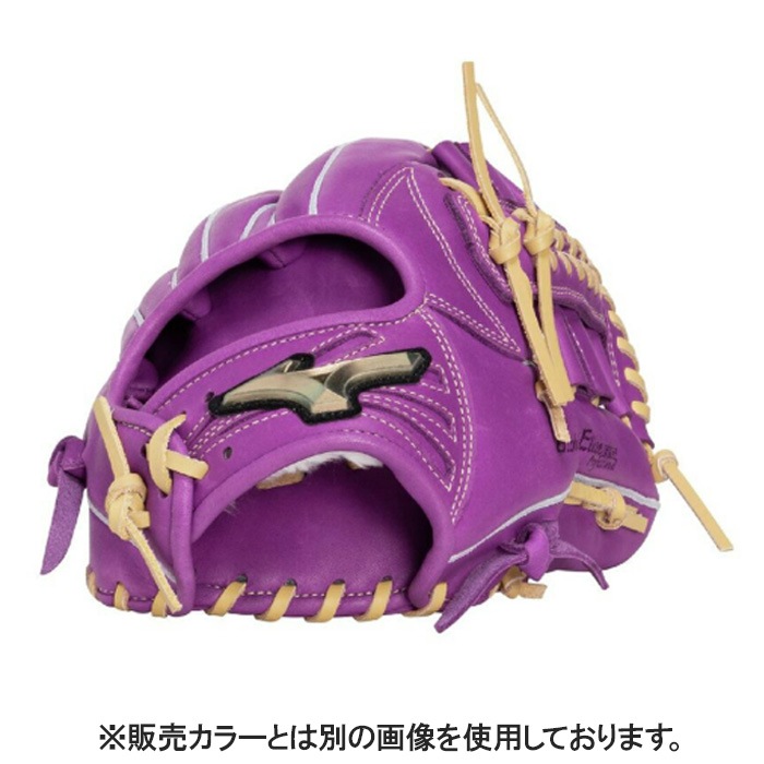 むらさき　ZEEMS 軟式用グローブ ゼット（ZETT） 限定生産 野球 軟式グラブ グローブ 投手用 ネオ