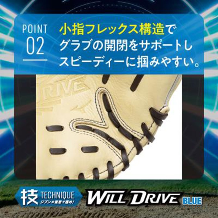 Mizuno ミズノ 野球グローブ グラブ 一般 大人 軟式用ウィルドライブ