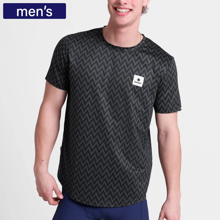 SAYSKY セイスカイ メンズ ランニングTシャツ Zig Zag Combat T-shirt