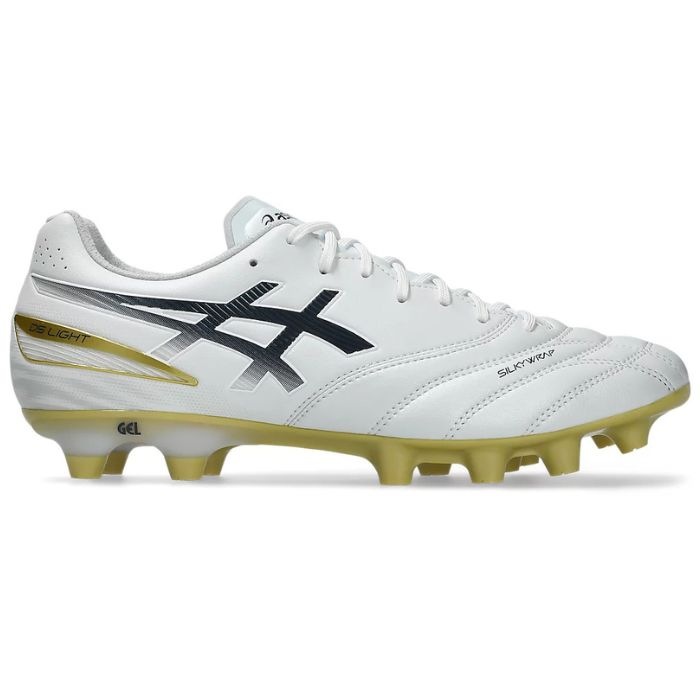 ASICS DS LIGHT サッカースパイク ホワイト ゴールド asics アシックス サッカースパイク DS LIGHT PRO ディーエスライト