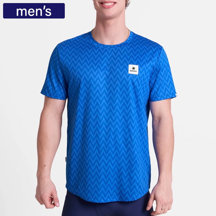 SAYSKY セイスカイ メンズ ランニングTシャツ Zig Zag Combat T-shirt